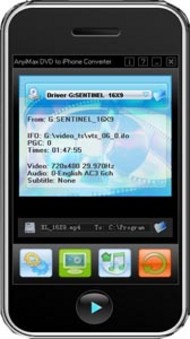 AnyiMax DVD to iPhone  Converter screenshot